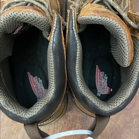 Red Wing 6692 Men’s Brown Leather Work Boots 10 W Composite Toe EH Slip Resist - Picture 7 of 10